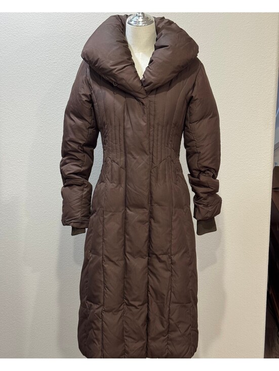 Jackets & Blazers - Marvin Richards New York Brown Long Puffer Coat